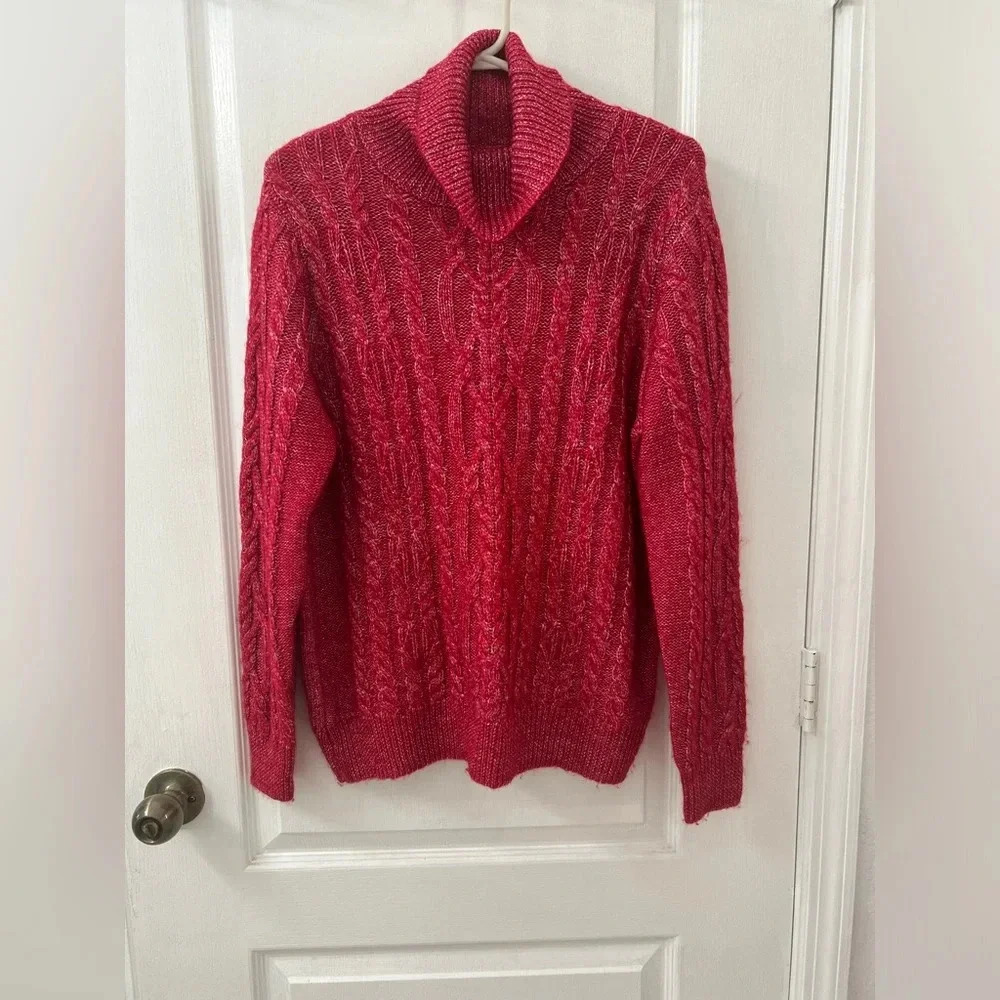 Olivia Sky Turtleneck Sweater (Size L)